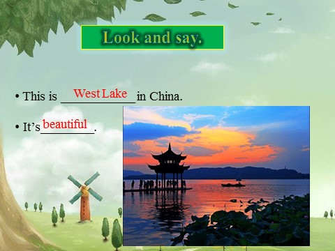 六年级上册英语（外研三起点）Module 2 Unit 2 There are lots of beautiful lake in China第4页