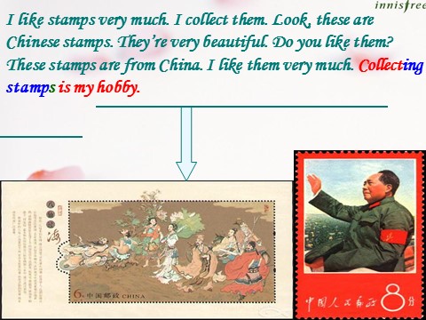 六年级上册英语（外研三起点）M3U1 Collecting stamps is my hobby.课件第4页