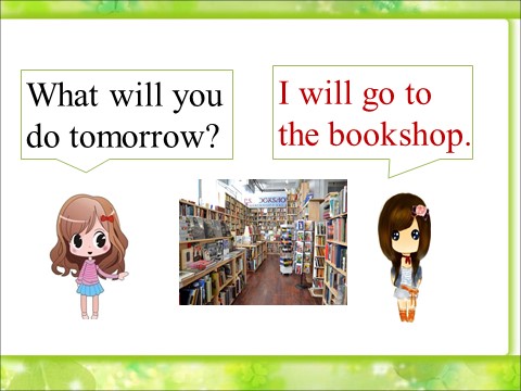六年级上册英语（科普版）Lesson 4 What kind of books will you buy--What will you do tomorrow 句型操练第3页