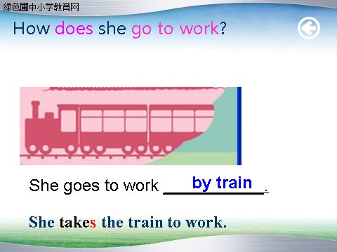 六年级上册英语(PEP版)Unit2 Ways to go to school第一课时第5页