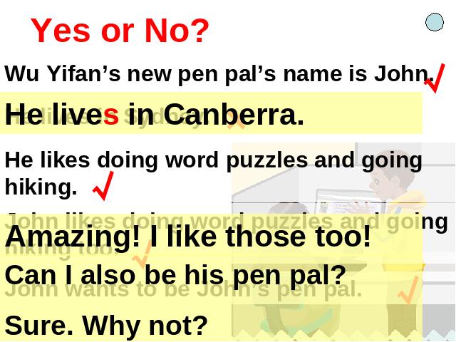 六年级上册英语(PEP版)PEP英语I have a pen pal优质课第8页