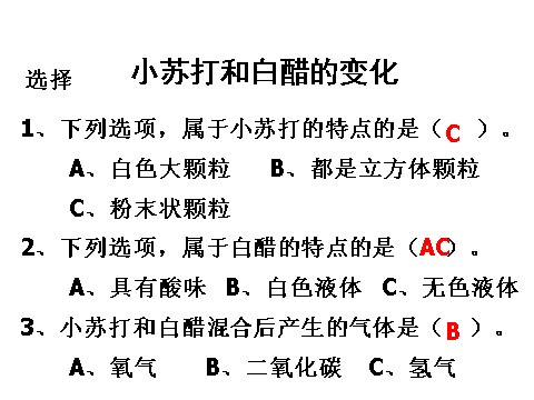 六年级下册科学（教科版）科学小苏打和白醋的变化ppt教学课件第8页