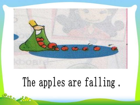 六年级下册英语（外研版三起点）教研课The apples are falling down the stairs ppt课件第6页