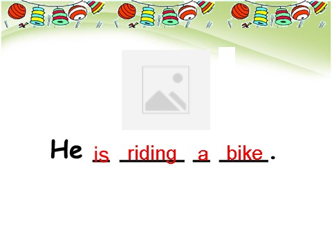 六年级下册英语（外研版三起点）公开课He's riding his bike,but it starts to rainppt课件第3页