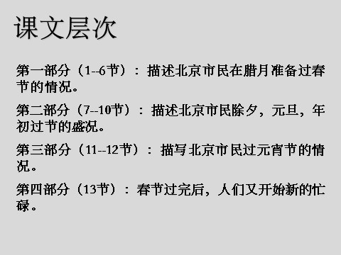 六年级下册语文北京的春节PPT1第8页