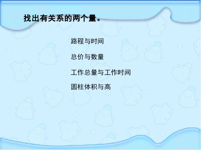 六年级下册数学（人教版）ppt数学教学课件-《成正比例的量》第2页