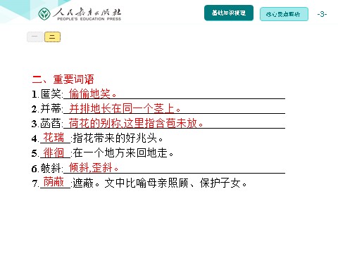 初一上册语文同步解析课件：7 散文诗二首第3页