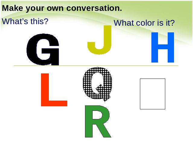 初一上册英语What color is it英语公开课第4页