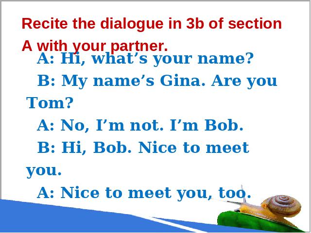 初一上册英语英语My name's gina Section B教研课第5页