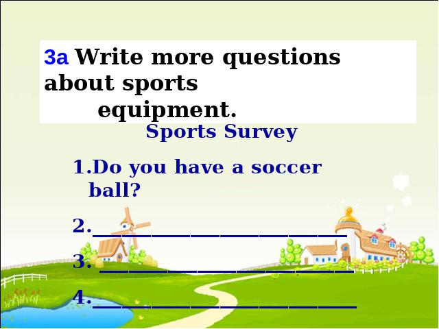 初一上册英语Unit5 Do you have a soccer ball Section B公开课第10页