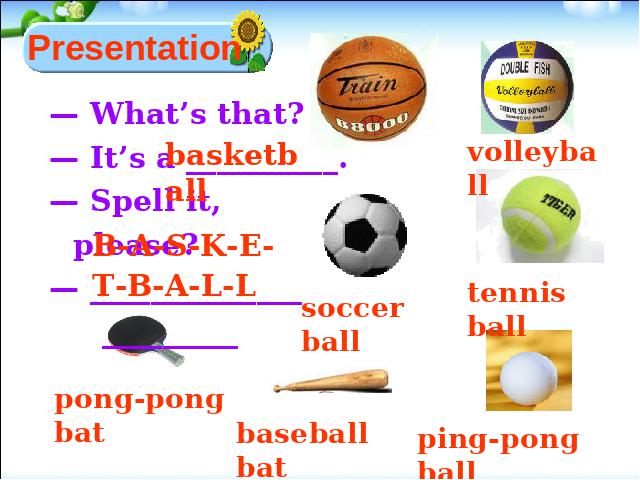 初一上册英语Unit5 Do you have a soccer ball Section A上课下载第6页