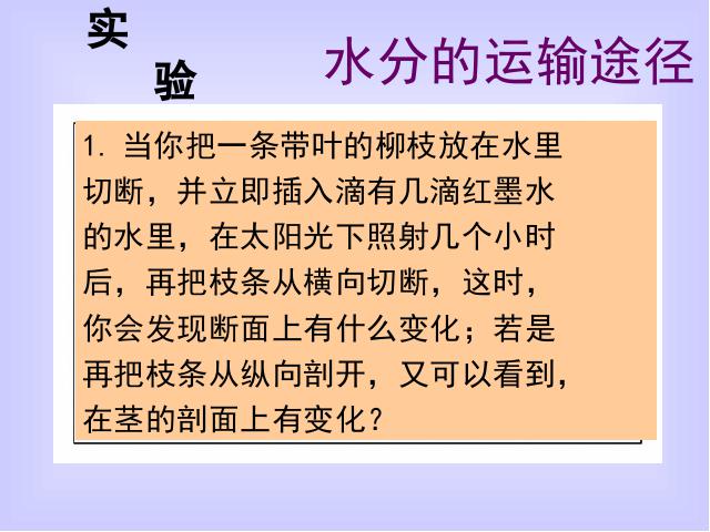 初一上册生物生物3.3绿色植物与生物圈的水循环优秀获奖第6页