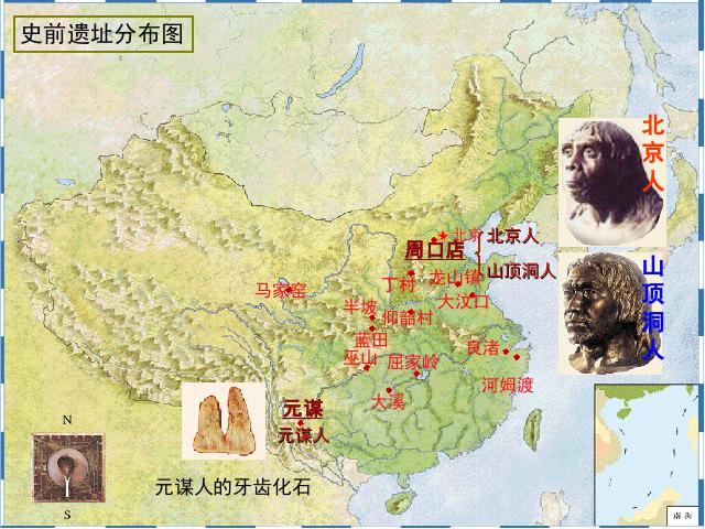 初一上册历史历史《第1课:中国早期人类的代表-北京人》第10页