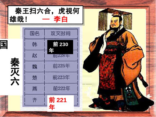 初一上册历史新历史《第9课:秦统一中国》第5页
