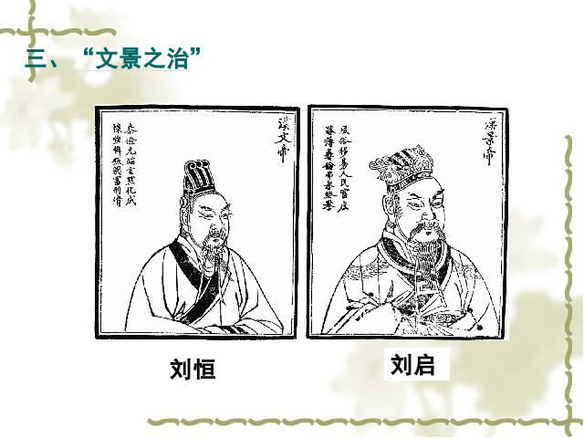 初一上册历史《第11课:西汉建立和文景之治》(历史)第8页