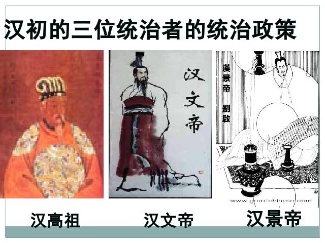初一上册历史《第11课:西汉建立和文景之治》第6页
