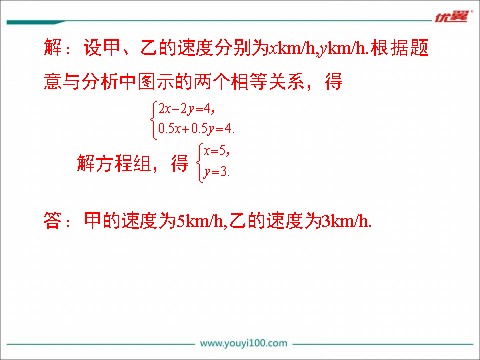 初一下册数学（湘教版）1.3 第2课时 解决所列方程组中x、y系数不为1形式的实际问题第10页