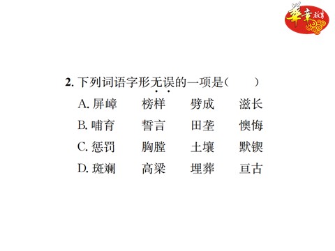 初一下册语文专项复习一 语音与汉字第8页