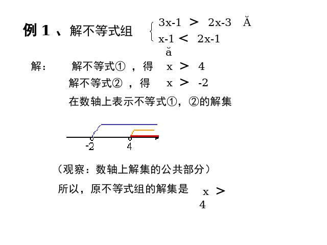 初一下册数学ppt《不等式与不等式组小结复习题9》课件第5页
