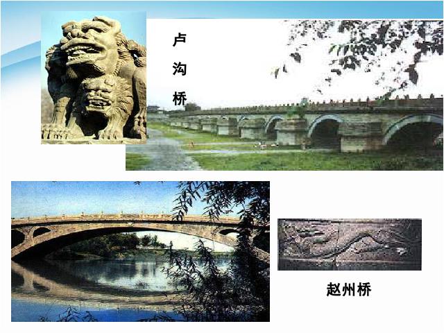 初二上册语文教研课《第17课:中国石拱桥》第10页