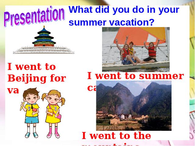 初二上册英语英语Where did you go on vacation教研课第4页