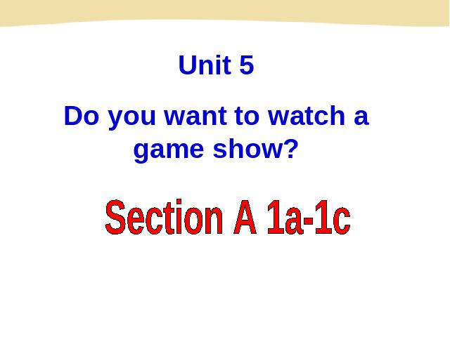 初二上册英语Do you want to watch a game show Section A1a-1c第2页
