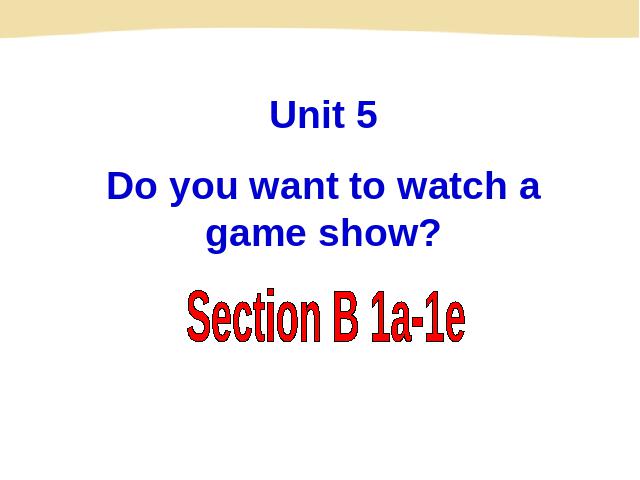初二上册英语Unit5 Do you want to watch a game show 第2页