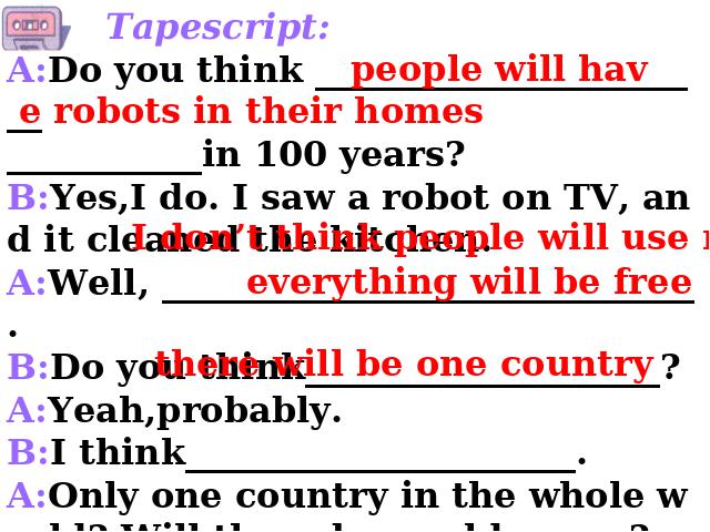 初二上册英语英语Unit7 Will people have robots上课下载第8页