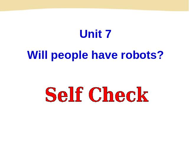 初二上册英语英语Unit7 Will people have robots ppt SectionB原创课件第2页