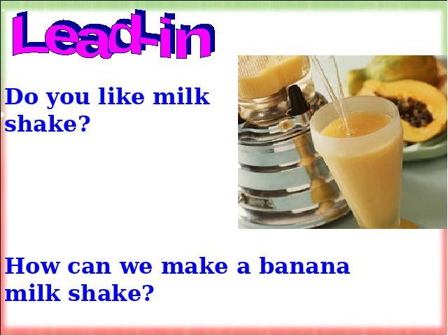 初二上册英语How do you make a banana milk shake Section A 第6页