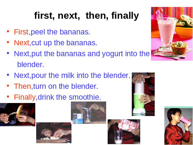 初二上册英语Unit8 How do you make a banana milk shake 第10页