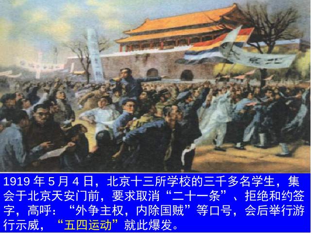 初二上册历史五四爱国运动和中国共产党的成立ppt原创课件（）第6页