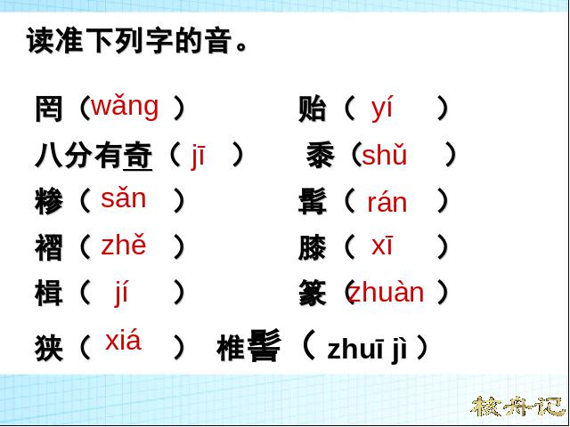 初二下册语文新语文《11.核舟记》第7页