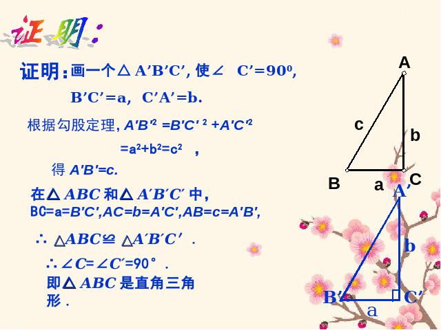 初二下册数学数学《17.2勾股定理的逆定理》第6页