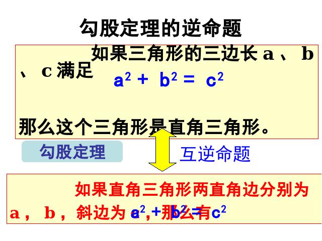 初二下册数学初中数学《17.2勾股定理的逆定理》ppt课件下载第7页