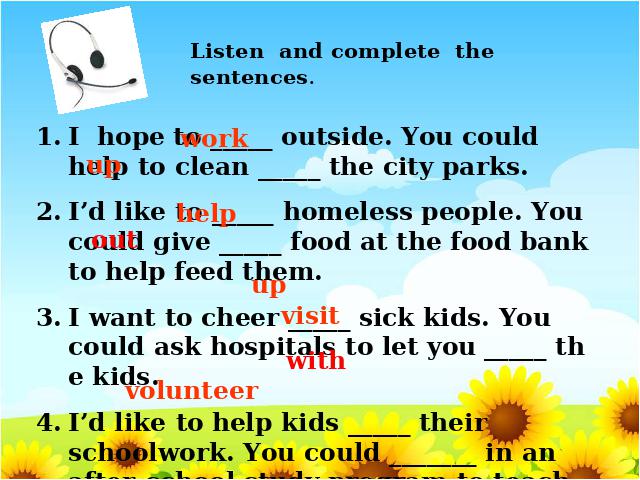 初二下册英语ppt《Unit2 I'll help to clean up the city parks》课件第10页