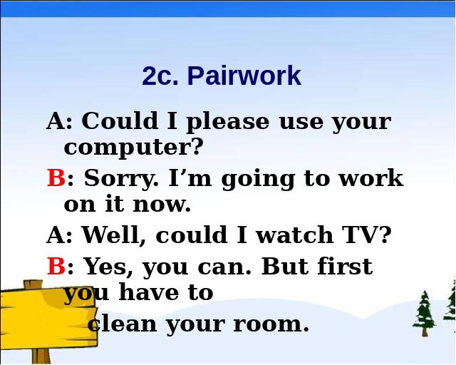 初二下册英语课件《unit3 Could you please clean your room》ppt第9页