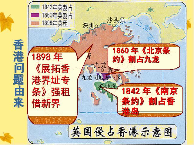 初二下册历史历史《4.12香港和澳门的回归》PPT第6页