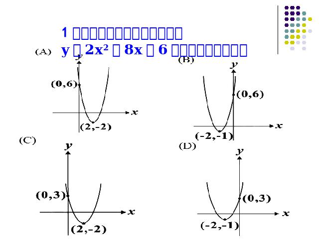 初三上册数学数学22.1.4待定系数法求二次函数的解析式第4页