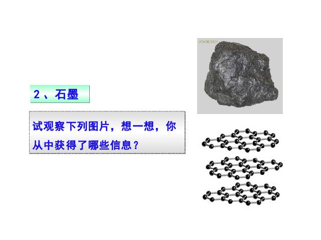 初三上册化学ppt第六单元碳和碳的氧化物:课题1金刚石石墨和C60课件第10页