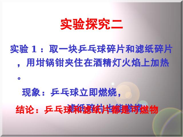 初三上册化学化学实验活动3:燃烧的条件优质课第6页