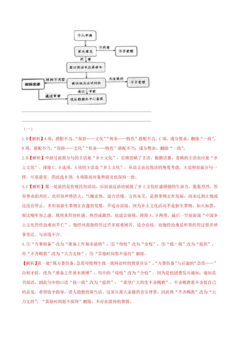 高中语文新版必修上册1.2.2 红烛 闻一多 练习（解析版）第4页