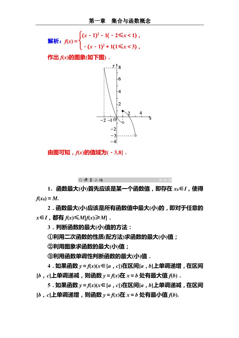 高中数学必修一函数的最大（小）值第4页