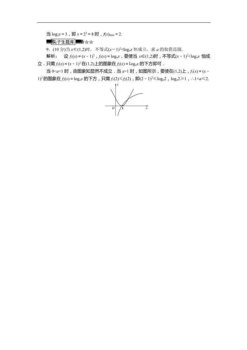 高中数学必修一教学训练（教师版）2.2.2.1第3页