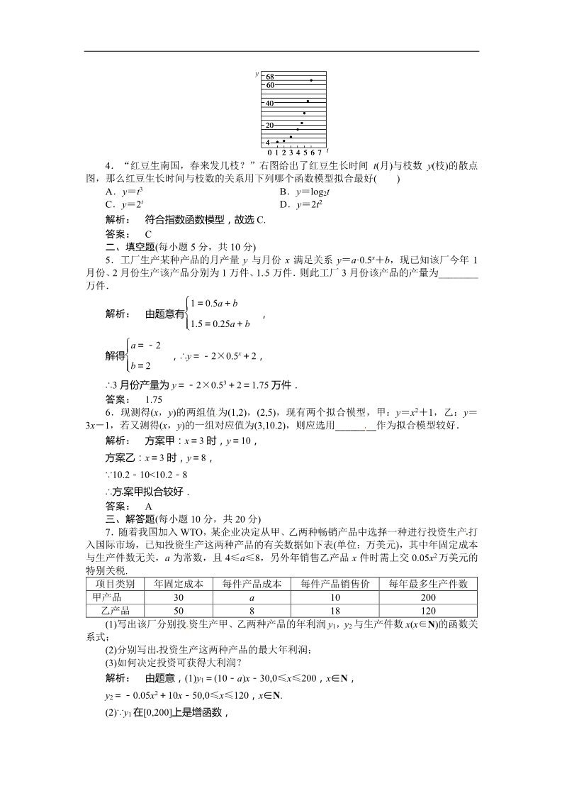 高中数学必修一教学训练（学生版）3.2.2第2页