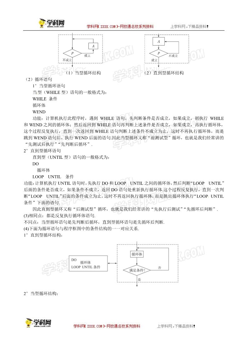 高中数学必修三1.2.3循环语句第2页