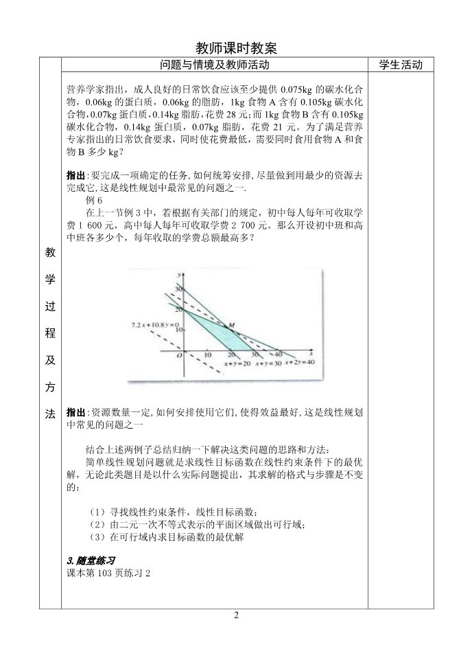 高中数学必修五3.3.2简单的线性规划（4）第2页