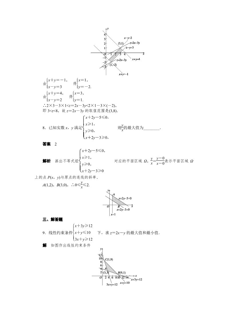 高中数学必修五第三章 3.3.2（一）第4页