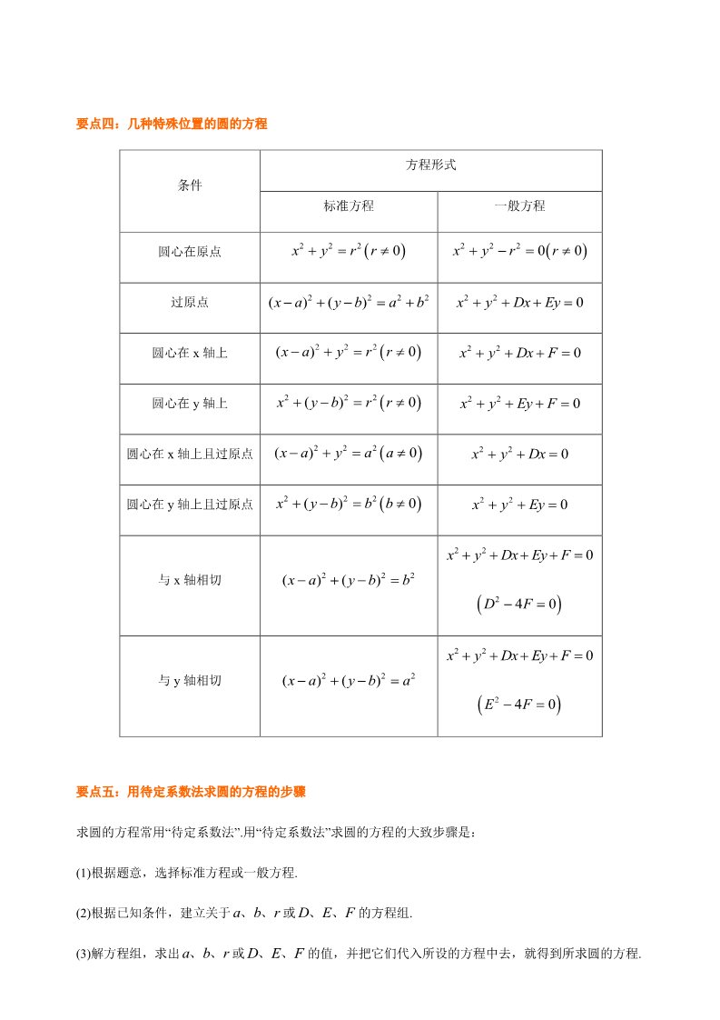 高中数学新A版选修一册2.4  圆的方程 (3)第2页