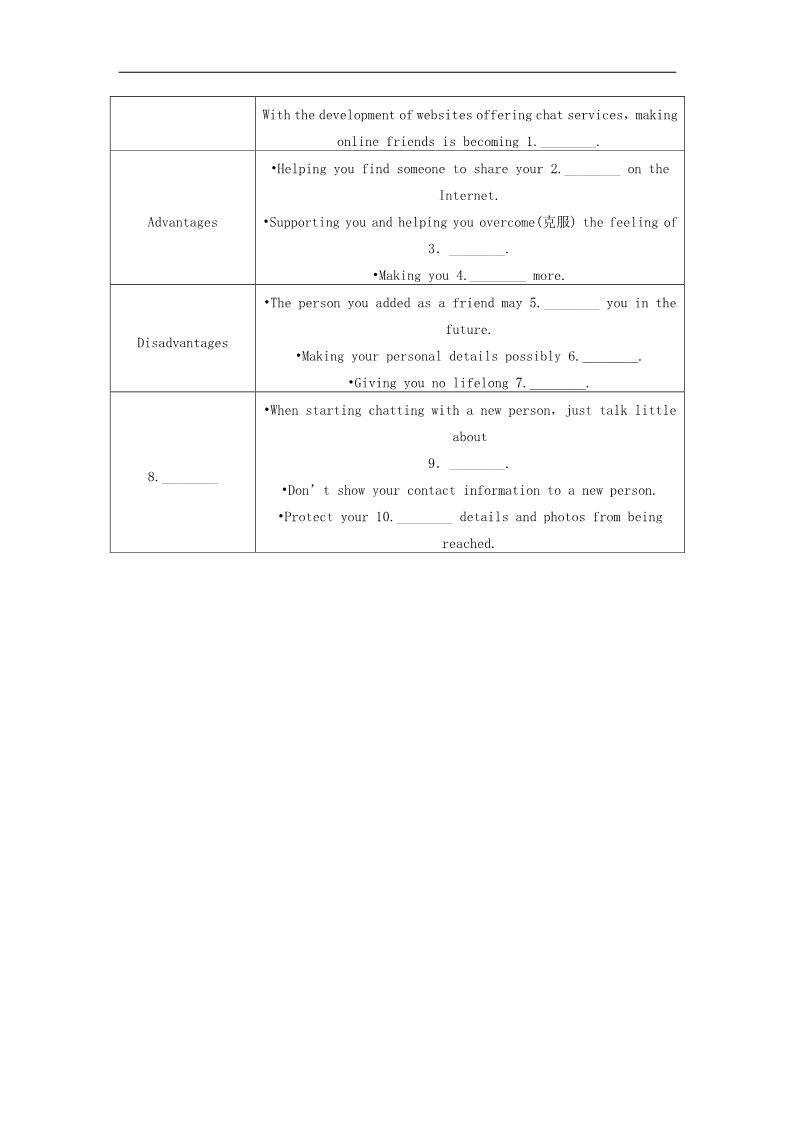 高中英语必修一（人教版）Unit 2 English around the world Period Three Grammar同步测试 新人教版必修1第5页